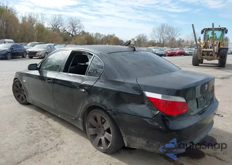 2007 BMW 530I from USA, damaged, VIN WBANE735X7CM44239